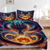3pcs Dragon Heart Printed Bedding Set, Soft and Comfortable Quilt Cover for Bedroom, Guest Room (1 Duvet Cover + 2 Pillowcases, Pillow Core Not I