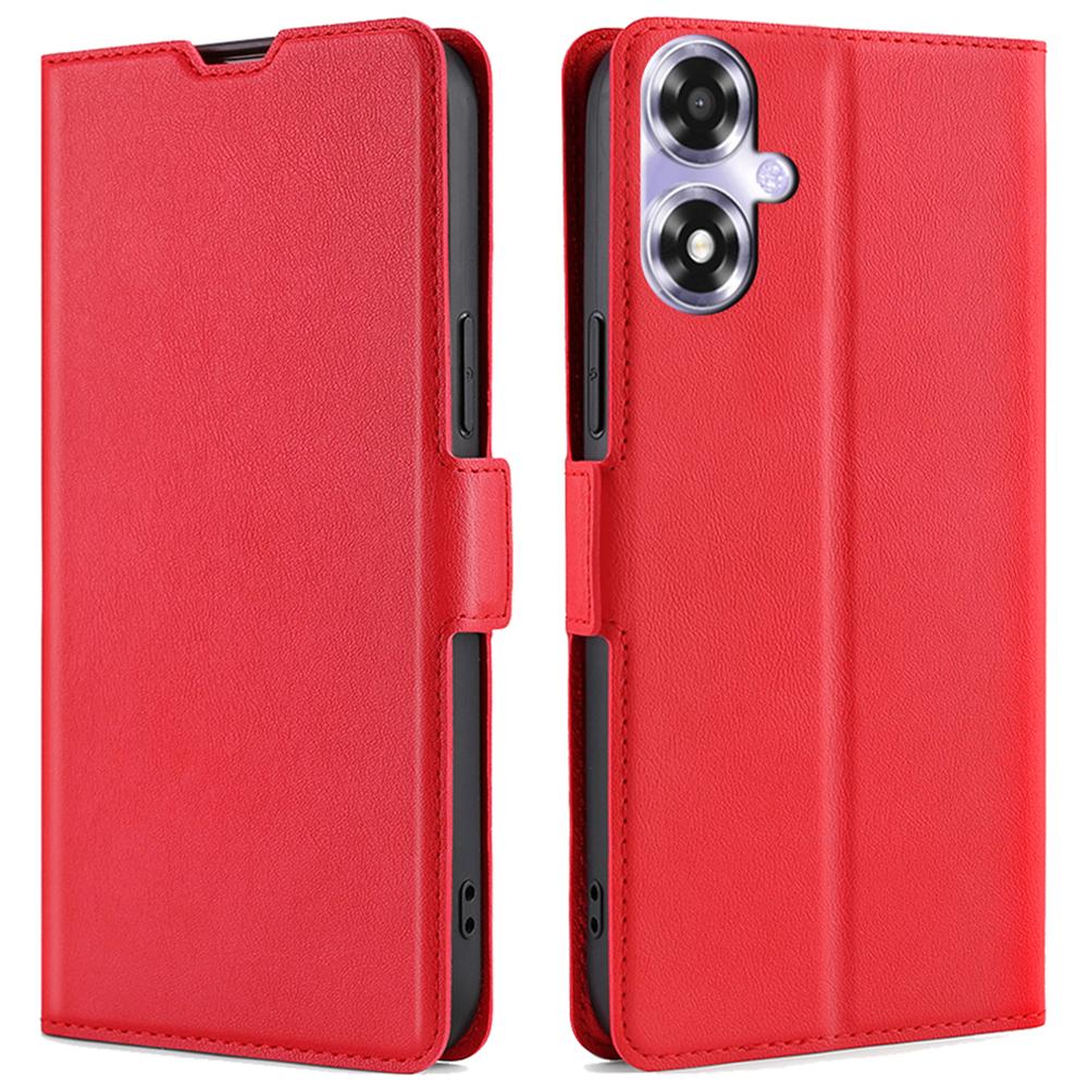 For Oppo A2x 5G/A2m 5G Shockproof Leather Folio Phone Cover with Card Slots Magnetic Protection