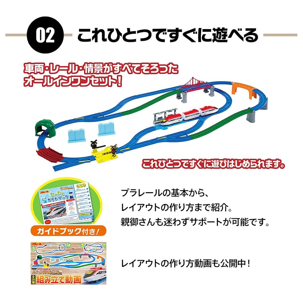 TAKARA TOMY Plarail Exciting Connection! Best Selection Train Set Toy for Ages 3+