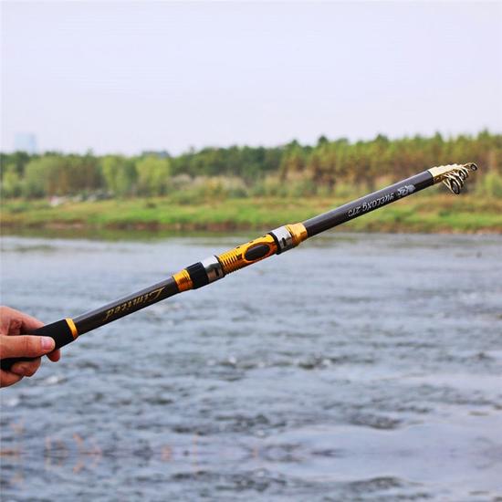 Телескопическая удочка из углеродистого волокна