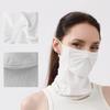 Sun Shading Hiking Scarf Bicycle mask Sun blocking mask Ice Silk Sun Protective Scarf Cycling Face Mask Hiking Scarves