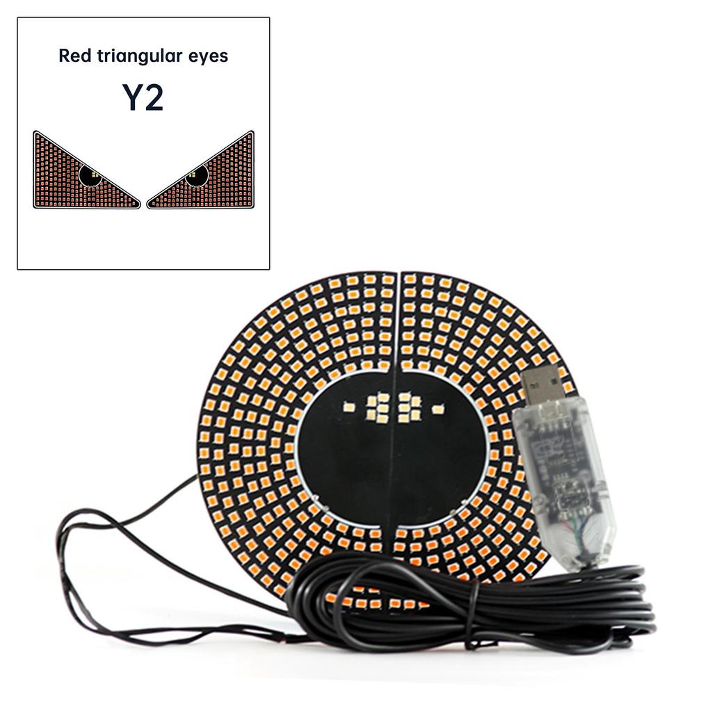 Светодиодный экран «Дьявольский глаз» Автомобильный глаз Фара грузовика Динамический светодиодный свет