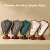 Стеллаж для ювелирных изделий, подвесные ювелирные изделия, реквизит, стеллаж для хранения ожерелий, ореховое дерево, высококачественная витрина, модель, прилавок, украшения, хранение