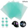 UK 10 Packs Clear PC Welding Protective Cover Lens Plate For Welding Helmet Mask