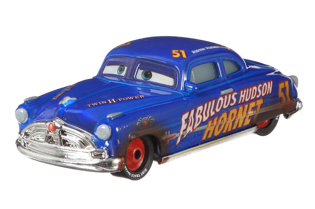 Cars 3 Crossroad Mattel Diecast Mini Car 1 Pack Dirt Track Fabulous Hudson Hornet MATTEL 2017 CARS 3 DIRT TRACK FABULOUS HUDSON HORNET Disney Pixar