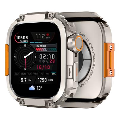 Металлический чехол для Apple Watch Series 11/10 46 мм Металлический чехол Прочный Защитный чехол + Задняя крышка Для iWatch Series 46 мм Чехол для часов