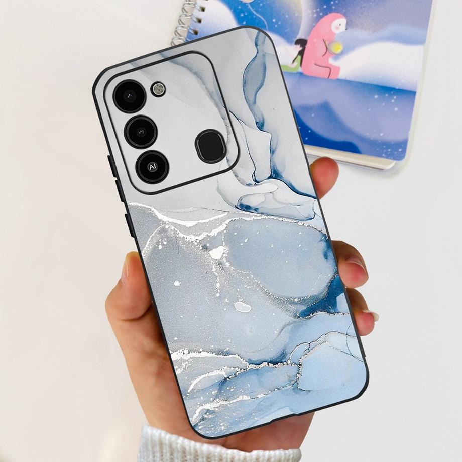 For Tecno Spark 8c spark8 Phone Case Spark GO 2022 Back Cover Matte Soft TPU Silicone Bumper Child Fashion Cartoon Pattern Funda