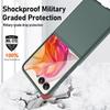 Защитный чехол Motorola Razr50 со складным экраном, ощущением кожи, с закаленным стеклом