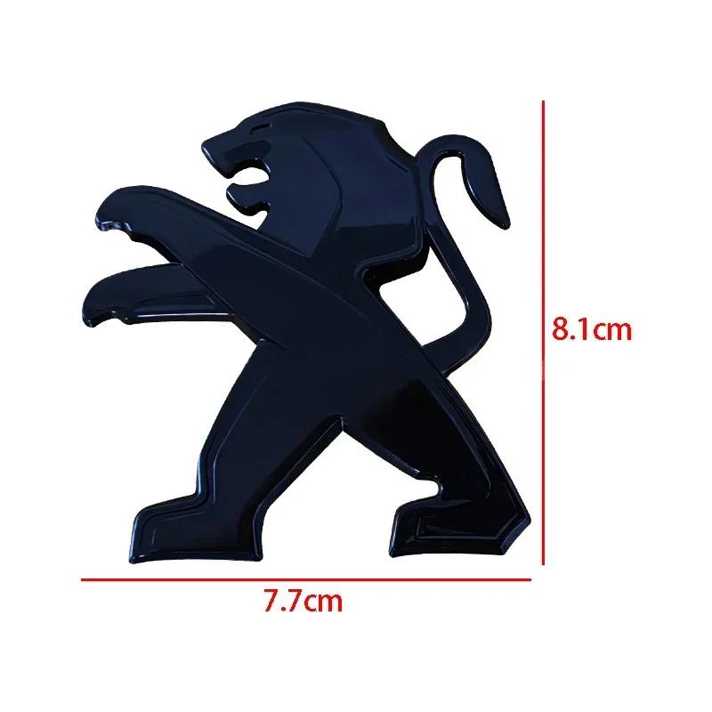 ABS Car Front Hood Decal Stickers Rear Trunk Badge for Peugeot 308 3008 307 207 208 508 108 306 406 4008 5008 408 301