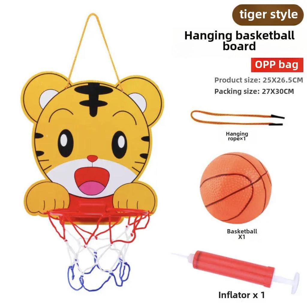 Wall-Mounted Indoor Basketball Hoop Toy for Boys, Ages 1-3