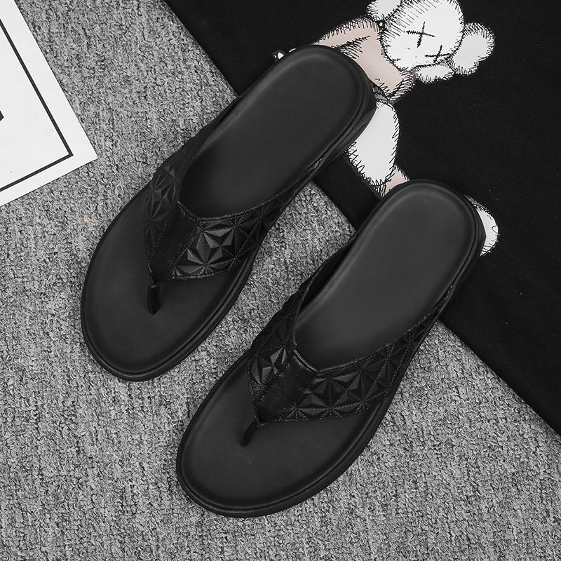 Мода 2024 Лето Горячие Продажи Пляжная Обувь для Мужчин Домашние Тапочки Противоскользящие Водонепроницаемые Мужские Повседневные Туфли на Плоской Подошве Дышащие