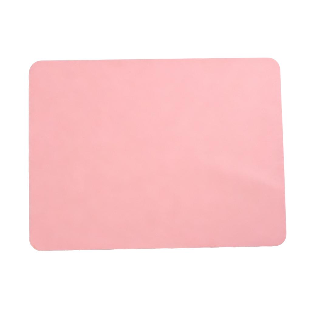 Heat Resistant Silicone Trivet Mat 40 cm x 30 cm Rectangular Hot Plate Pad for Kitchen Countertop Protection, Pink