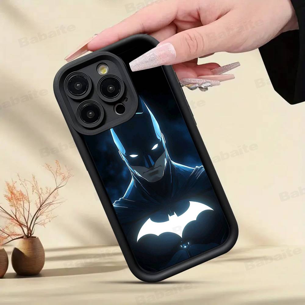 Чехол для телефона W-Batmans-r для iPhone 17 16 15 14 13 12 11 Pro Max Plus Mini Счастливым покрытием