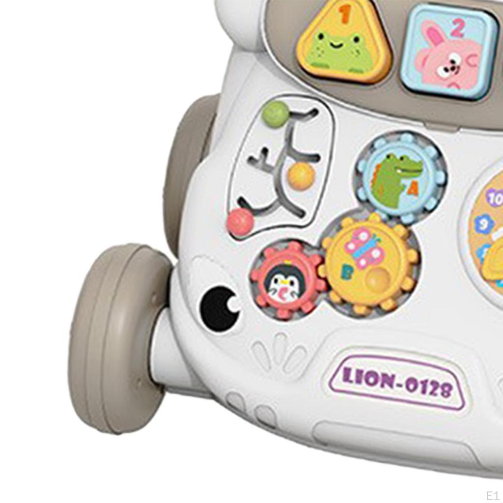 Ходунки-каталка Активный центр Образовательный Сидя-Стоя для Мальчиков Девочек 6-12 Месяцев