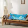 Jellyfish and Turtle Pattern Body Pillowcase Long Pillowcase Outer Space Pillowcase Durable and Easy To Clean - Zippered 20 "x60