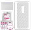 apgo Protective Skin Sticker for the Back Compatible with Vivo V17 Pro, Wrap Film, Foil, Vinyl - Pattern Transparent Carbon