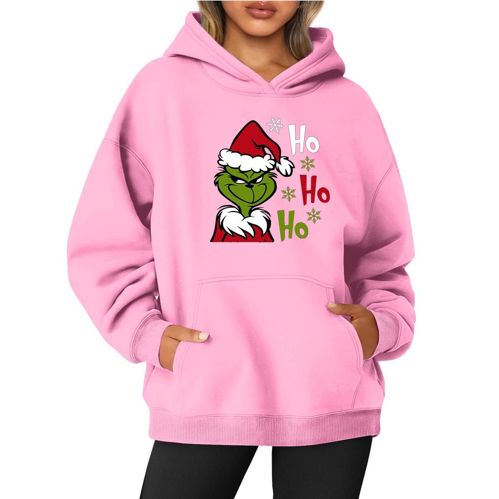 Женская однотонная толстовка с капюшоном и длинным рукавом с принтом