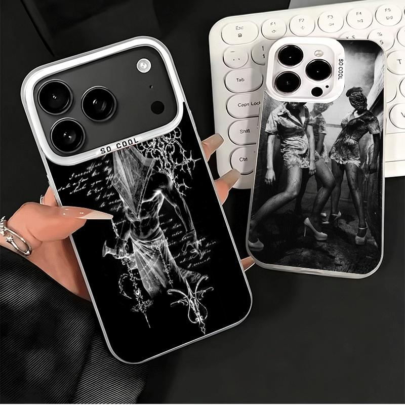 Ударопрочный чехол для телефона с темой Silent Hill Horror для iPhone 17 Air 16 16E 15 Pro Max 14 Plus 13 Mini 12 Задняя крышка Противоударный Funda