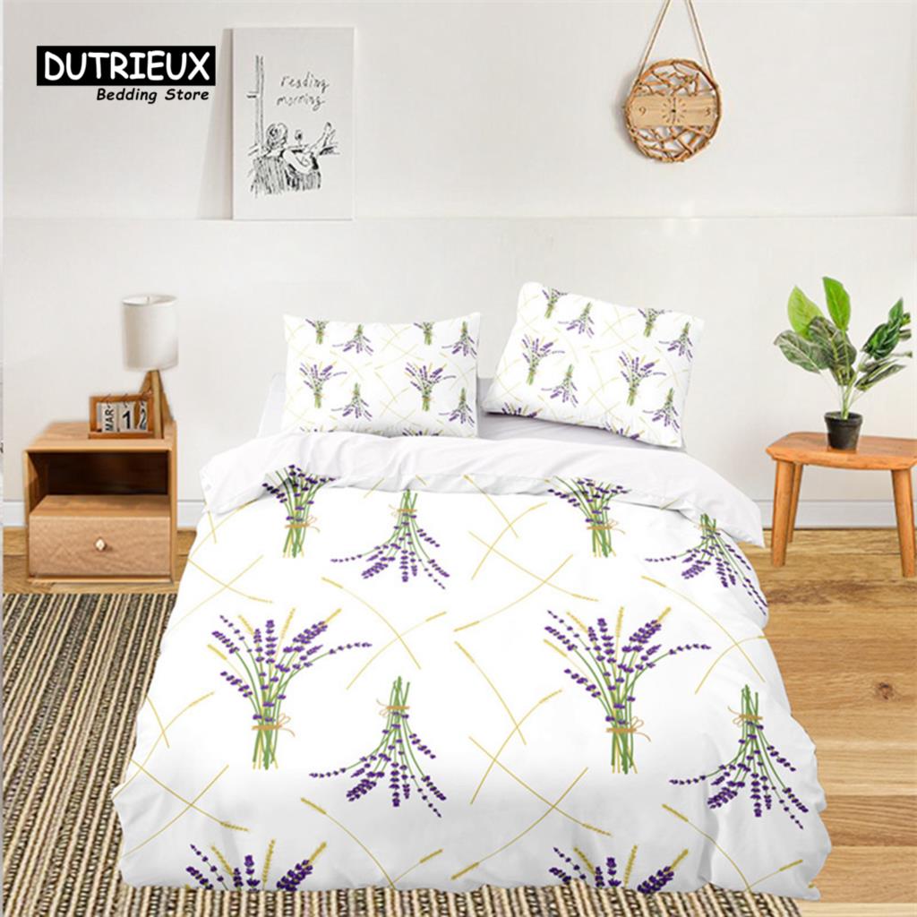 Мягкий цветочный комплект постельного белья для детей, девочек, взрослых, листьев, цветов, веток, пододеяльник, наволочки, декор для спальни