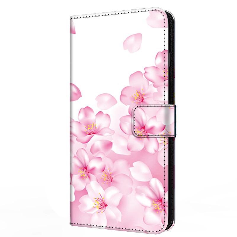 Кожаный чехол-книжка для Samsung A25 Кошелек Подставка Обложка-книга для Galaxy A15 4G 5G Магнитный Цветок Прекрасный A14 A34 A54 5G M13 4G