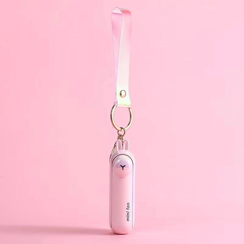 Милый Мини Вентилятор Портативный Ручной Складной Прикроватный Офисный USB Зарядка Батарея Настольный Стол Охлаждение USB Охлаждение Складной Ручной Вентилятор