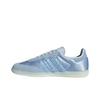 adidas Оригинальные атласные кроссовки Samba HQ5160 Женские Синие