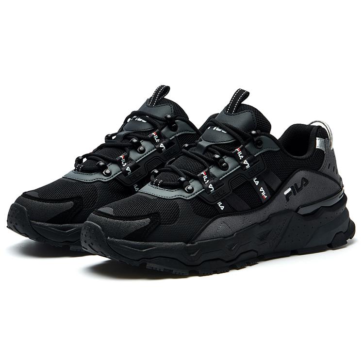Fila Модные Кроссовки Низкие Беговые Обувь Черный/Серый F12M134155FBD