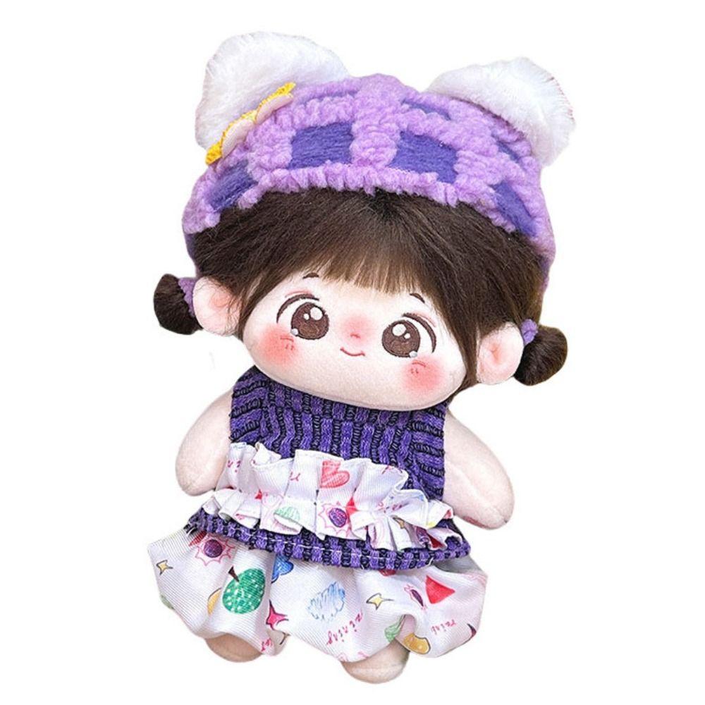 Toy Accessories 20cm Cotton Doll Clothes Dress Up 20cm Doll Skirt Clothes  Cotton Doll Accessories