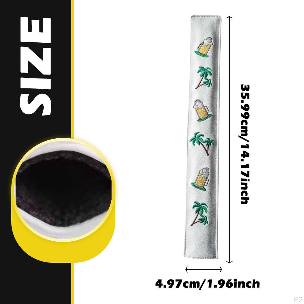 Cover for Golf Alignment Rods, PU Training Rod Protector, Indicator Holder