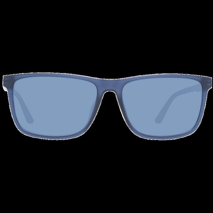 Lunettes de soleil Harley Davidson HD0970X 91V 58 - Bleu, Argent - Homme - 100% anti UV - Catégorie du filtre 2