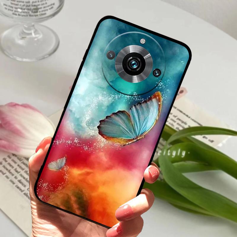 Чехол для Realme 11 Pro Plus Силиконовый Ударопрочный Мягкий ТПУ Чехол для Телефона Для Realme 11 11Pro+ 5G Funda Realme11 Pro Capa Мультяшный