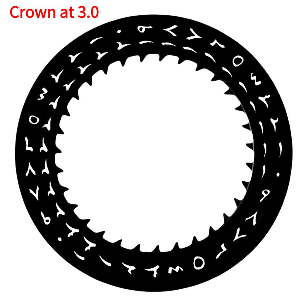 Black/White Date Week Wheel NH35 NH36 Movement Arabic Movement Dial Fits NH35 NH36 Automatic Movement Crown At 3.0 or 3.8 Oclock