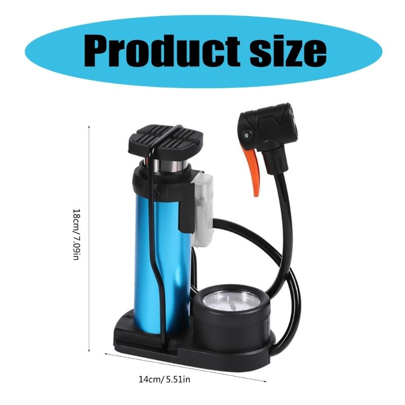 Насос для горных велосипедов, 140 фунтов на кв. дюйм, велосипедные воздушные насосы с манометром