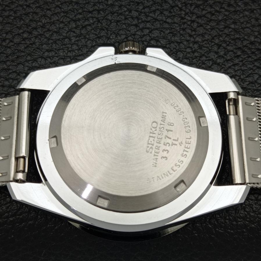 МУЖСКИЕ ВОССТАНОВЛЕННЫЕ SEIKO 5 JAPAN 6309A АВТОМАТИЧЕСКИЕ НАРУЧНЫЕ ЧАСЫ С КРАСНЫМ ЦИФЕРБЛАТОМ a426508-2