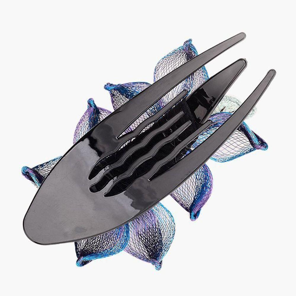Korean Style Flower Hairclip Headdress Crystal Headdress Temperament Women Hairpin  for Mom