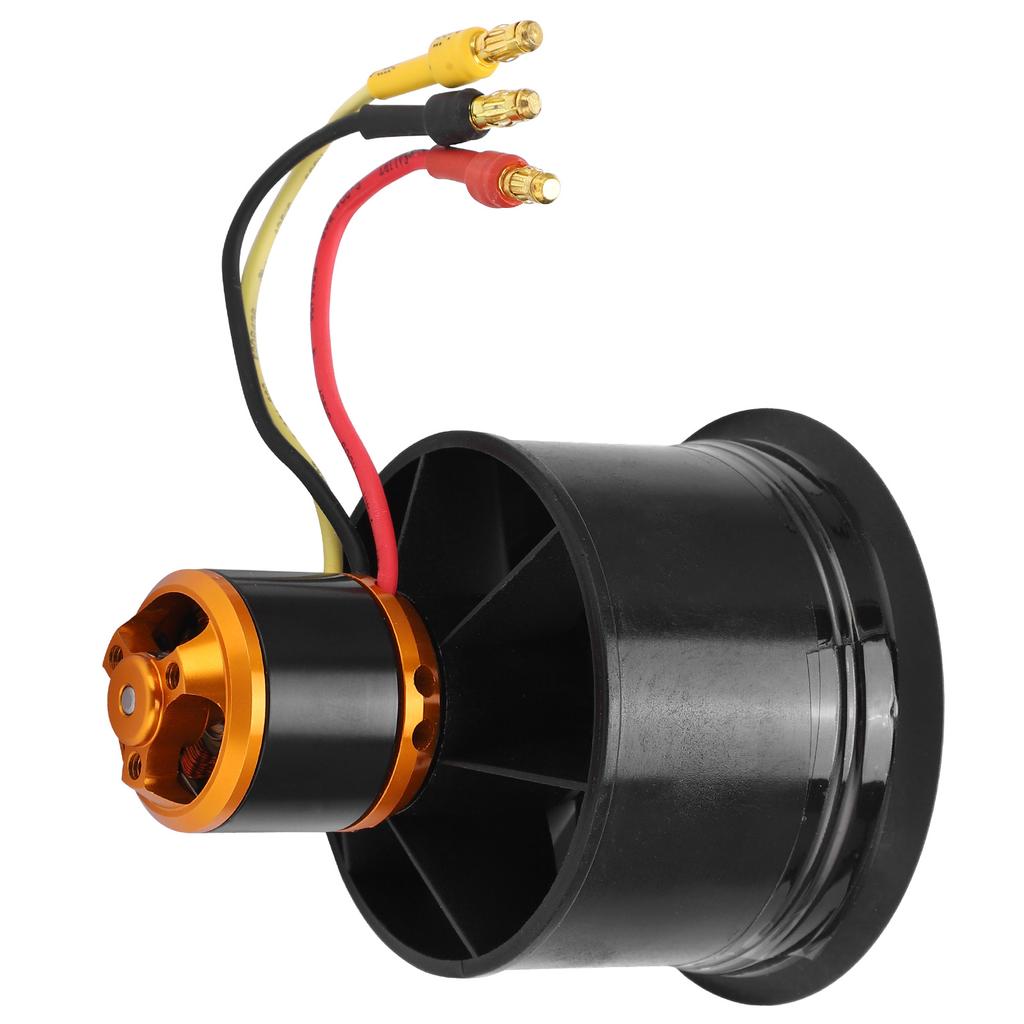 QXMotor 50mm EDF 12 Blades Ducted Fan with QF26114600KV 34S Brushless Motor for RC Airplane(CW )