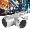 T‑Shape Tee Connector Pipe Fittings 3/4 Male Thread To 3/4 Male Thread To 3/4 Male Thread