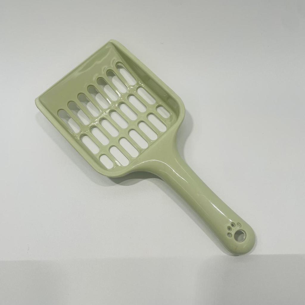 Совок для кошачьего наполнителя конфетного цвета с ручкой высокой ценности - Маленький инструмент для уборки питомника