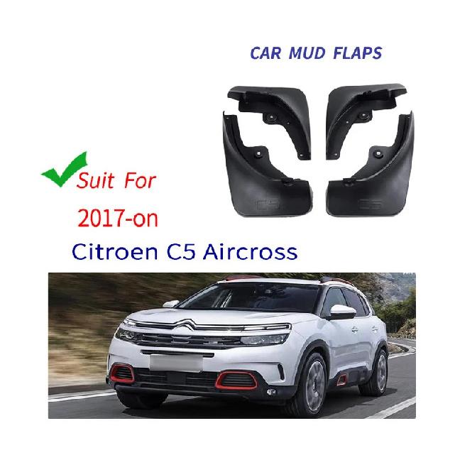 Set Mudflaps For Citroen C5 Aircross 2017 -on Mud Flaps Mudguards Front Rear Flap Baffle Muddy Splash Guards 2018