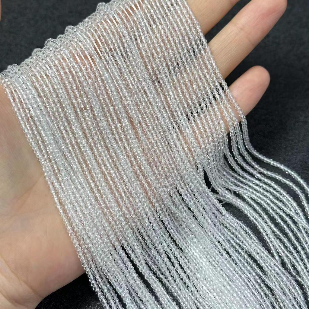 2 мм редкоземельный стеклянный кристалл граненые бусины кисточка ключица цепочка браслет ожерелье аксессуары