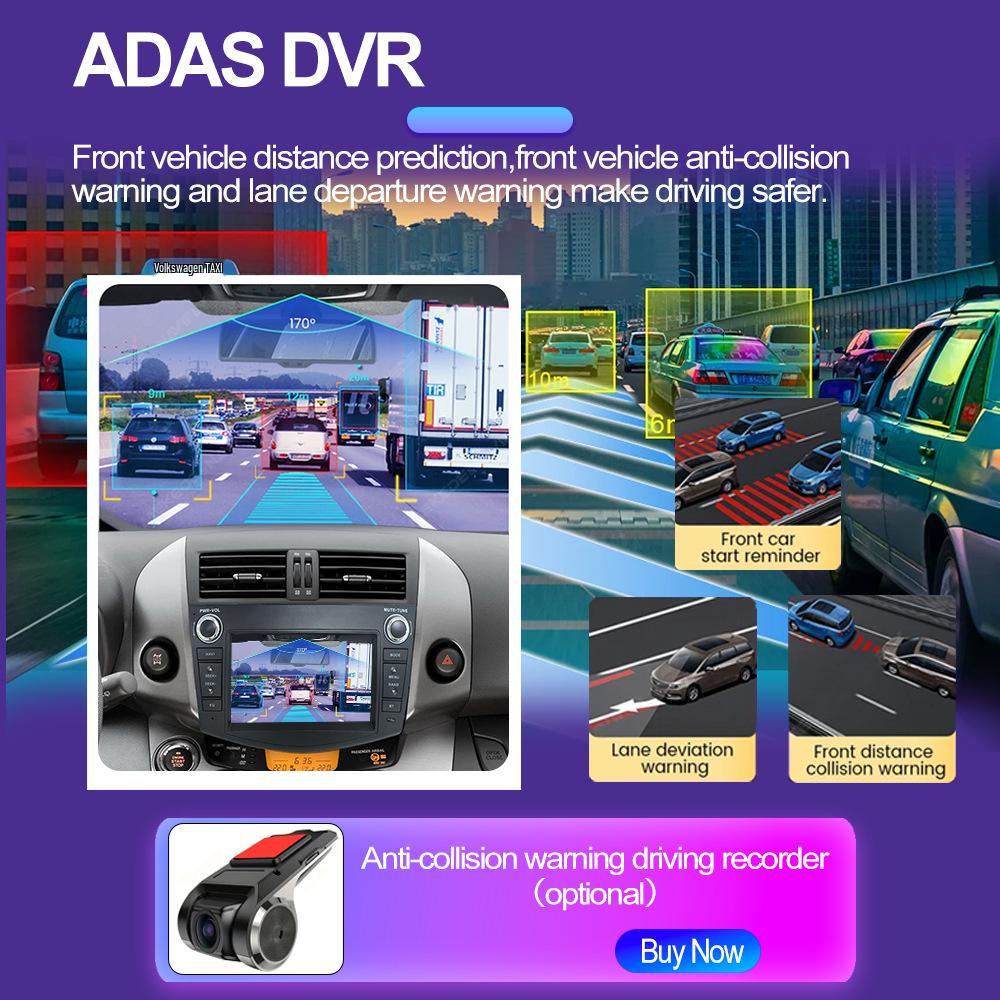 Toyota RAV4 Android-навигация и камера заднего вида с поддержкой HD CarPlay.