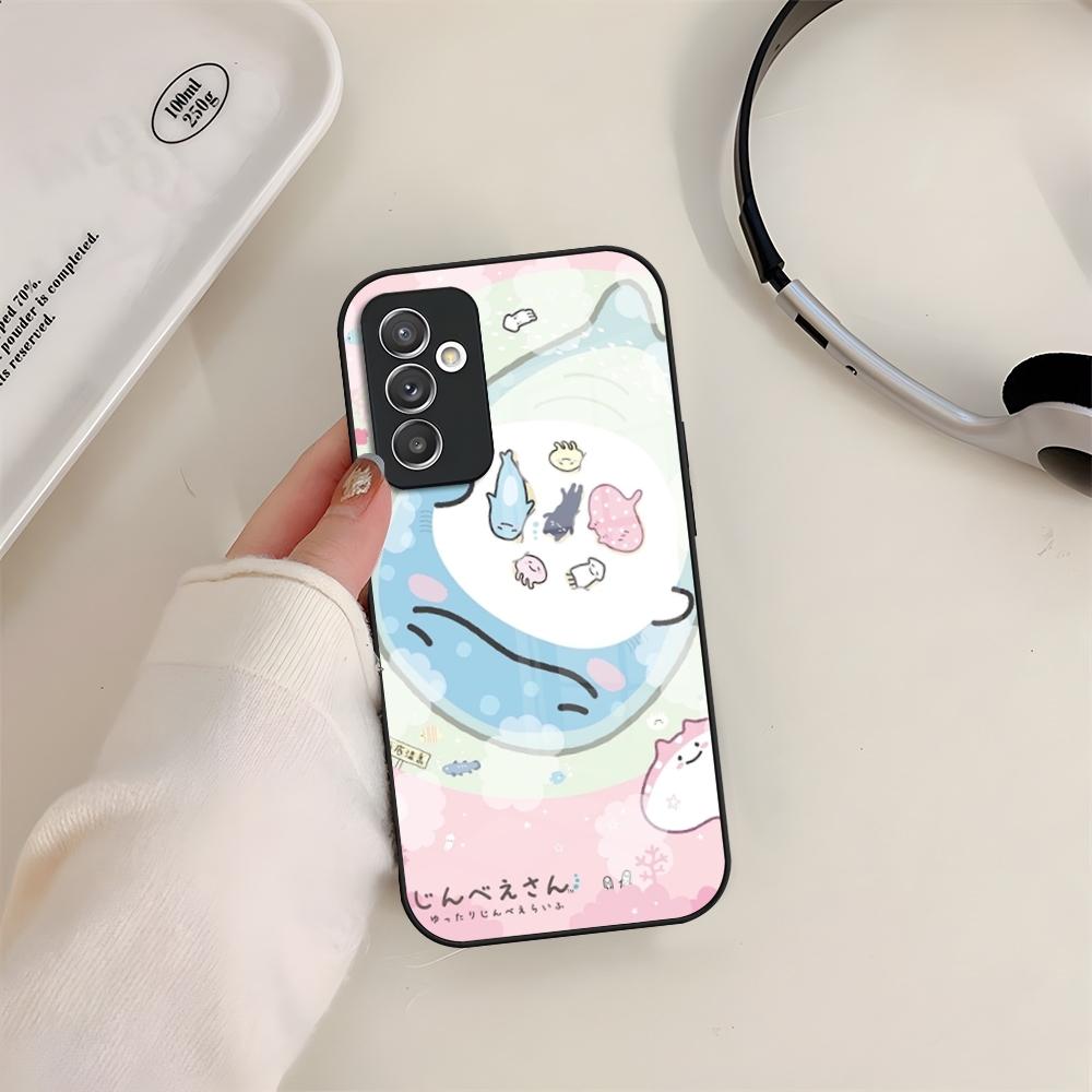 Мультяшный чехол для телефона Sumikko Gurashi со стеклом для Samsung S24 S26 S23 S20 S25 S21 S22 Ultra Fe Plus A05 A06 A16 A26 A36 A56 Coque