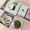 [USED] BT21 Korean Soju Keychain Metal Pin Badge Medal Collection RJ Set