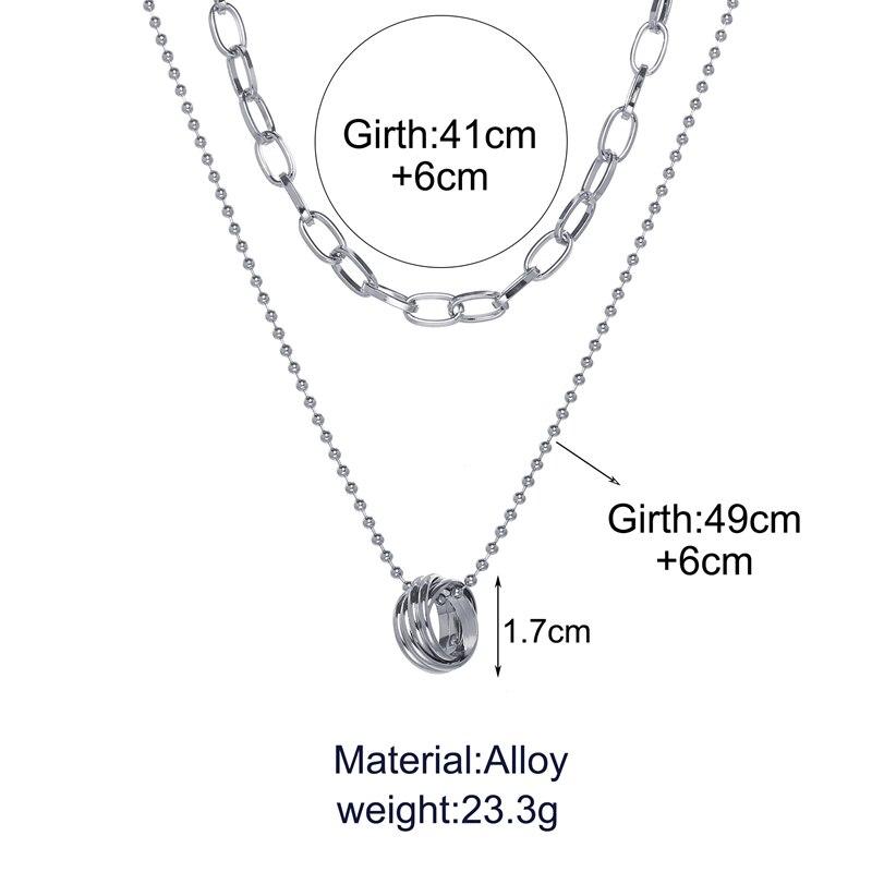 iF ME Модное многослойное круглое ожерелье с подвеской в ​​виде монеты с портретом для женщин, модное колье-чокер золотого, серебряного цвета, ювелирные изделия