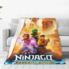 Плед N-ninjagos Фланелевый Забавный Теплый Пледы для Покрывала Лето