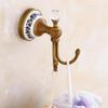 Antique Brass Bathroom Towel Rack & Accessories Set