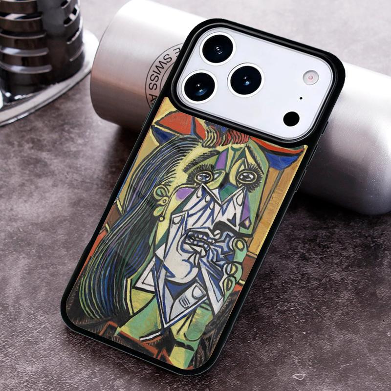 Picasso Abstract Art Painting Phone Case for iPhone 17 16 15 Pro Max Air 14 13 12 11 Plus Shockproof Capa Cover