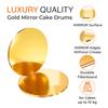 Cake board base gold 28 cm 1,2 cm set 10 pcs cake drum round luxe brand4cake