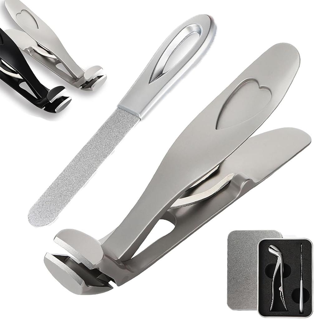 Cumuul ClipMaster Pro, Nail Clippers, ClipMaster, Ultra Wide Diagonal Jaw Nail Clipper, Professional Heavy Duty Toe Nail Clippers, Nail Cutter
