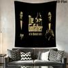 Godfather Movie Poster Tapestry Background Cloth Fashion Print Homestay Soft Decoration Tapestry Home Decor Gift